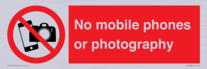PV12396: No mobile phones or photography