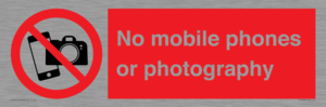 PV12396: No mobile phones or photography