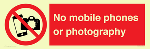 PV12396: No mobile phones or photography