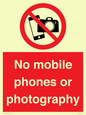 PV12396: No mobile phones or photography