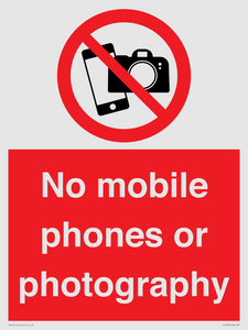 PV12396: No mobile phones or photography