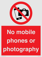 PV12396: No mobile phones or photography