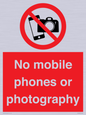 PV12396: No mobile phones or photography