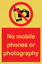 PV12396: No mobile phones or photography