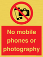 PV12396: No mobile phones or photography