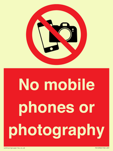 PV12396: No mobile phones or photography