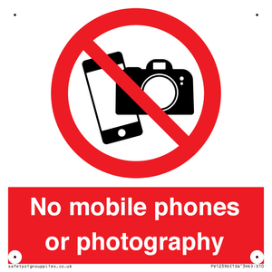 PV12396: No mobile phones or photography