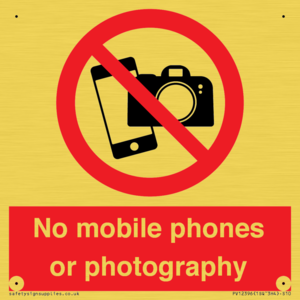 PV12396: No mobile phones or photography