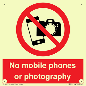 PV12396: No mobile phones or photography