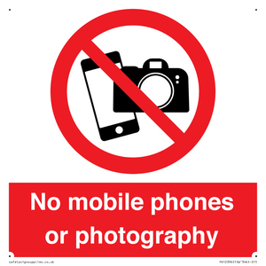 PV12396: No mobile phones or photography