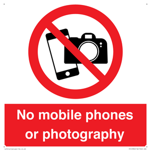 PV12396: No mobile phones or photography