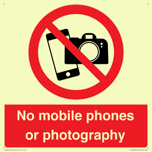 PV12396: No mobile phones or photography