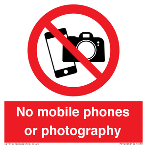 PV12396: No mobile phones or photography