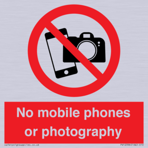 PV12396: No mobile phones or photography
