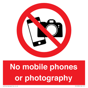 PV12396: No mobile phones or photography