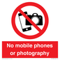 PV12396: No mobile phones or photography