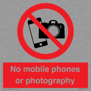 PV12396: No mobile phones or photography