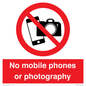 PV12396: No mobile phones or photography