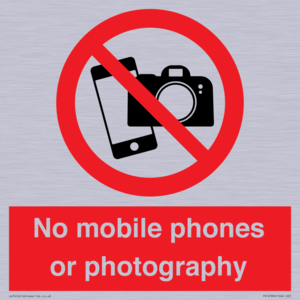 PV12396: No mobile phones or photography