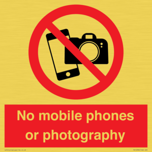 PV12396: No mobile phones or photography