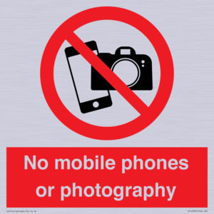 PV12396: No mobile phones or photography