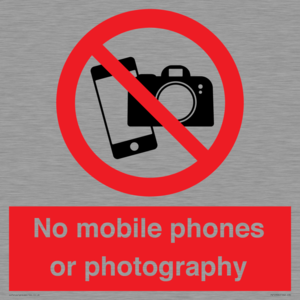 PV12396: No mobile phones or photography