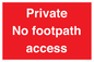 PV12398: Private No footpath access