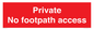 PV12398: Private No footpath access