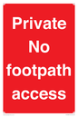 PV12398: Private No footpath access
