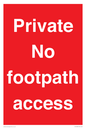 PV12398: Private No footpath access