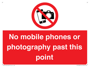 PV12402: No mobile phones or photography past this point