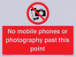 PV12402: No mobile phones or photography past this point