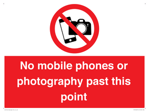 PV12402: No mobile phones or photography past this point