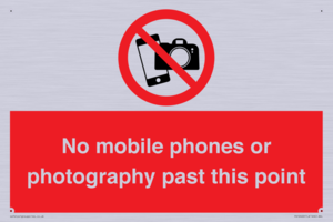 PV12402: No mobile phones or photography past this point