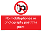 PV12402: No mobile phones or photography past this point
