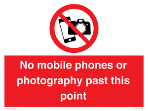 PV12402: No mobile phones or photography past this point