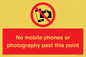 PV12402: No mobile phones or photography past this point