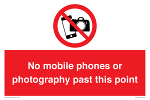 PV12402: No mobile phones or photography past this point