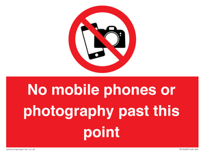 PV12402: No mobile phones or photography past this point