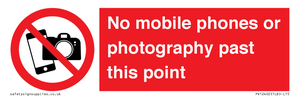 PV12402: No mobile phones or photography past this point