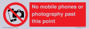 PV12402: No mobile phones or photography past this point