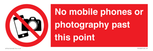 PV12402: No mobile phones or photography past this point