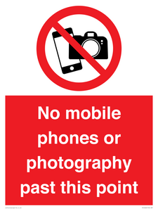 PV12402: No mobile phones or photography past this point