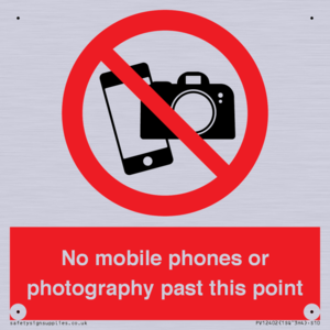 PV12402: No mobile phones or photography past this point