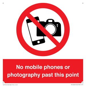PV12402: No mobile phones or photography past this point