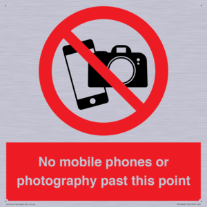 PV12402: No mobile phones or photography past this point