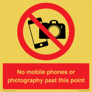 PV12402: No mobile phones or photography past this point