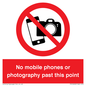PV12402: No mobile phones or photography past this point