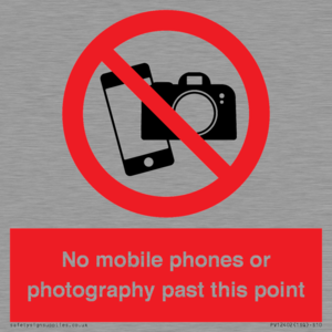 PV12402: No mobile phones or photography past this point
