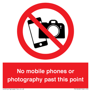 PV12402: No mobile phones or photography past this point